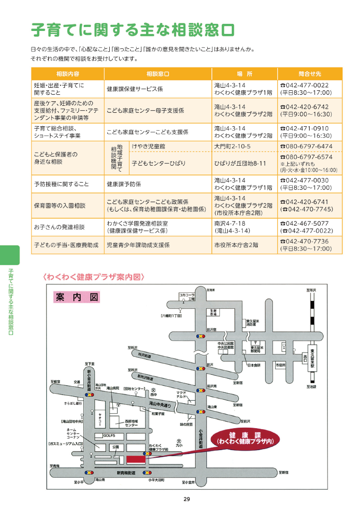 東久留米市子育て便利帳 ページ33